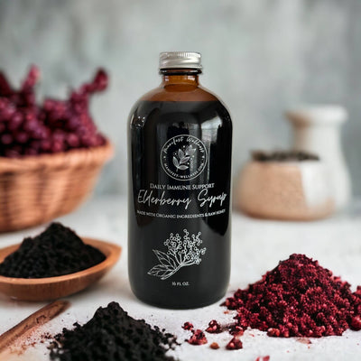 Organic Elderberry Syrup: Unsweetened