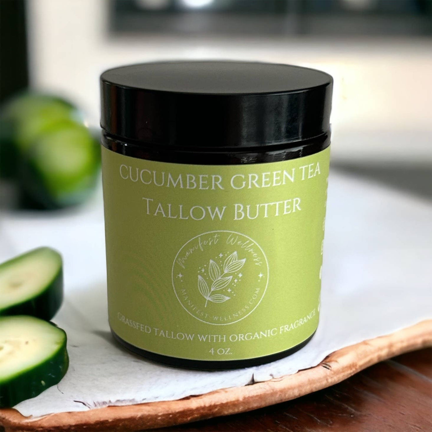 Cucumber & Green Tea Tallow Butter