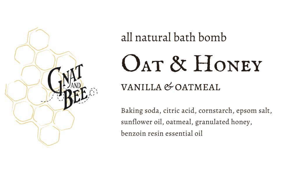 Oat and Honey | Natural Bath Bomb