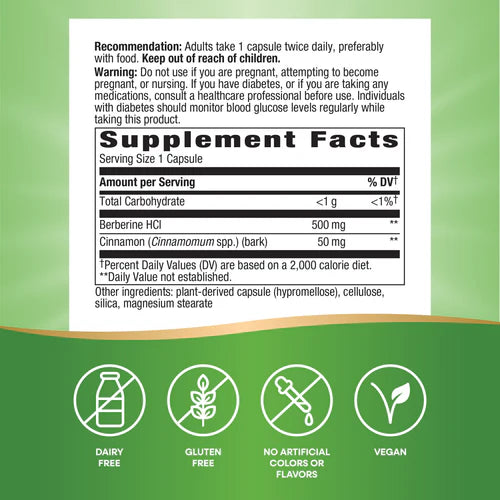 Berberine w/ Cinnamon Supplement