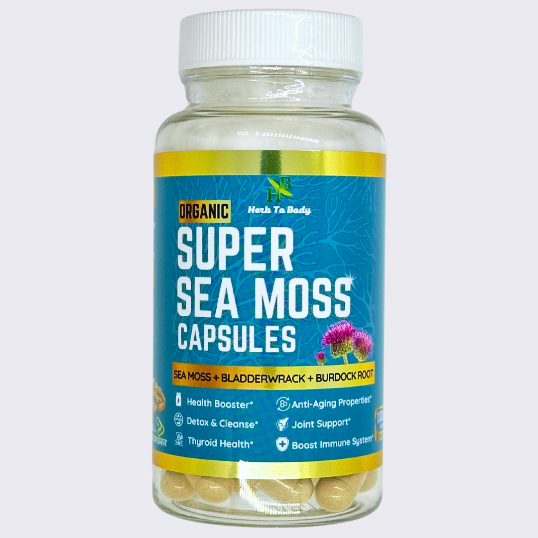 Sea Moss Capsules with Burdock and Bladderwrack